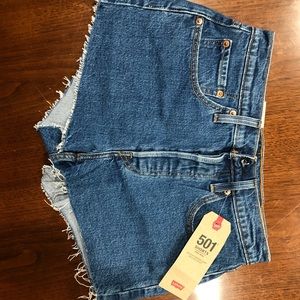 Levi’s High Waisted Shorts